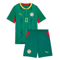 Senegal Nicolas Jackson #11 Vonkajší Detský futbalový dres MS 2026 Krátky Rukáv (+ trenírky)